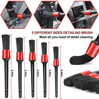 18PCS Автомобильные детальные спин щетки комплект макияж щетки ODM