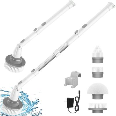 Перезаряжаемая пластмассовая ручная щетка для очистки