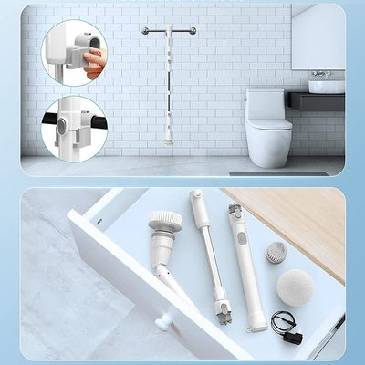 Перезаряжаемая пластмассовая ручная щетка для очистки