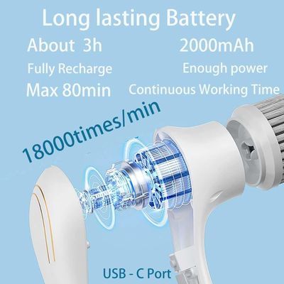 Электрическая чистка ванны Беспроводная чистка ванны IPX7